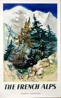 FrenchAlpes Advert A4 Photo Print