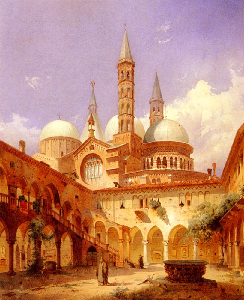 Frey Louis A Street Scene Before A Mosque Art A4 Photo Print