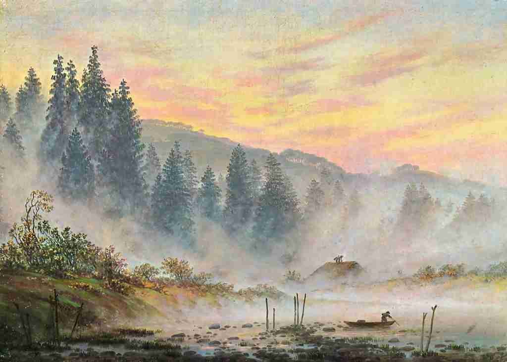 Friedrich Caspar David 1774 1840 The Morning 1820 A4 Photo Print