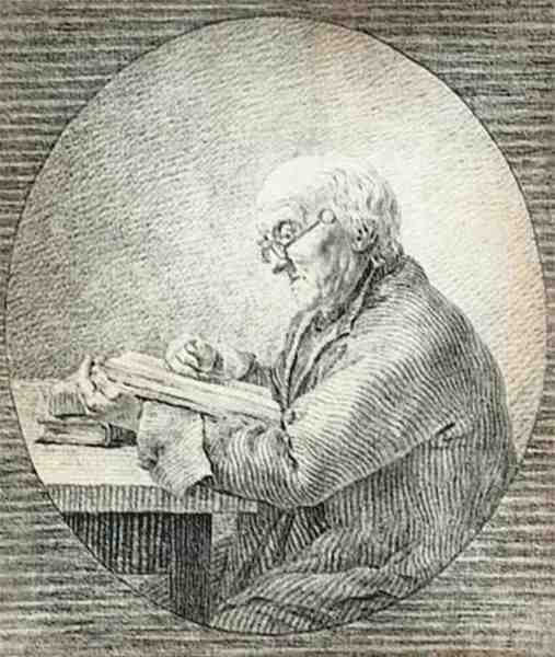 Friedrich Caspar David Adolf Gottlieb Friedrich Reading A4 Photo Print
