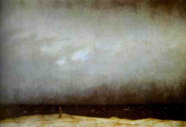 Friedrich Caspar David Capuchin Friar By The Sea A4 Photo Print