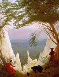 Friedrich Caspar David Chalk Cliffs On Rugen A4 Photo Print