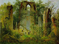 Friedrich Caspar David Eldena Ruin Cdf A4 Photo Print