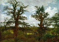Friedrich Caspar David Landscape With Oak Trees And A Hunter A4 Photo Print