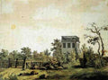 Friedrich Caspar David Landscape With Pavilion A4 Photo Print