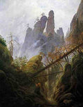 Friedrich Caspar David Rocky Ravine A4 Photo Print