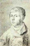 Friedrich Caspar David Self Portrait 1800 A4 Photo Print