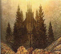 Friedrich Caspar David The Cross On The Mountain Kunstmuseum At Dusseldorf A4 Photo Print