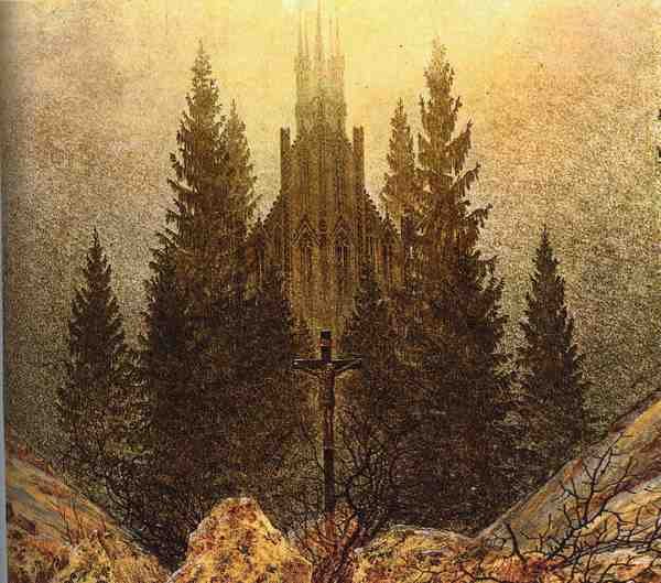 Friedrich Caspar David The Cross On The Mountain Kunstmuseum At Dusseldorf A4 Photo Print