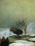 Friedrich Caspar David Wreck By The Sea A4 Photo Print
