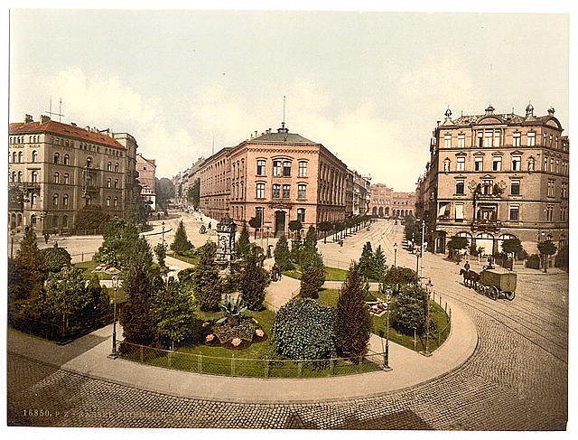 Friedrich William Platz Cassel Hesse Nassau Vintage A4 Photo Print