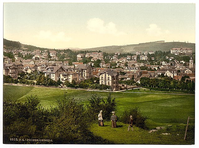 Friedrichrhoda III Thuringia Vintage A4 Photo Print