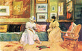 Friendly Visit William Merritt Chase Impressionism American A4 Photo Print