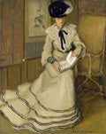 Frieseke Frederick C 1874 1939 Girl reading A4 Photo Print