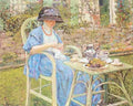 Frieseke Frederick C Breakfast In The Garden A4 Photo Print