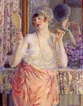 Frieseke Frederick C Woman Before A Mirror A4 Photo Print