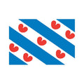 Friesland Prov Flag N5546 A4 Photo Print