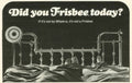 Frisbee Mattress Target 1970s Vintage Retro Advert