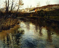 Frits Thaulow Elvelandskap River Landscape A4 Photo Print