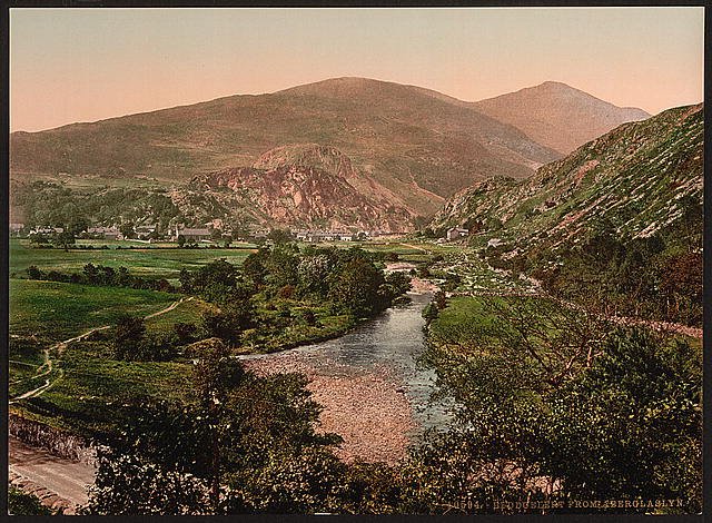 From Aberglasyn Beddgelert Vintage A4 Photo Print