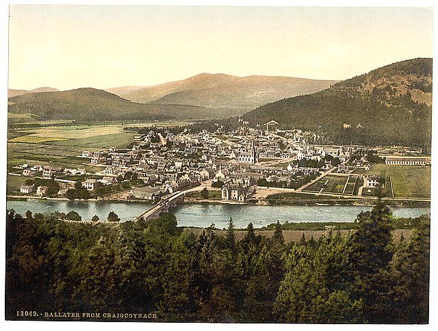 From Craigcoynach Ballater Vintage A4 Photo Print