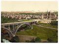 From Hotel Bellevue Berne Vintage A4 Photo Print