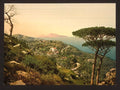 From Mount Sorrento Capri Island Vintage A4 Photo Print
