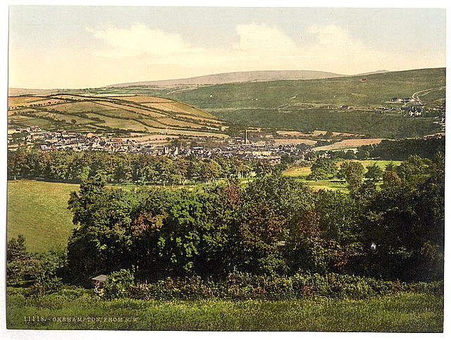 From N W Okehampton Vintage A4 Photo Print