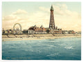 From North Pier II Blackpool Vintage A4 Photo Print