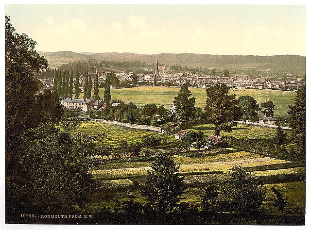 From S W Monmouth Vintage A4 Photo Print
