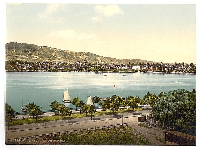 From Utoquay Zurich Vintage A4 Photo Print