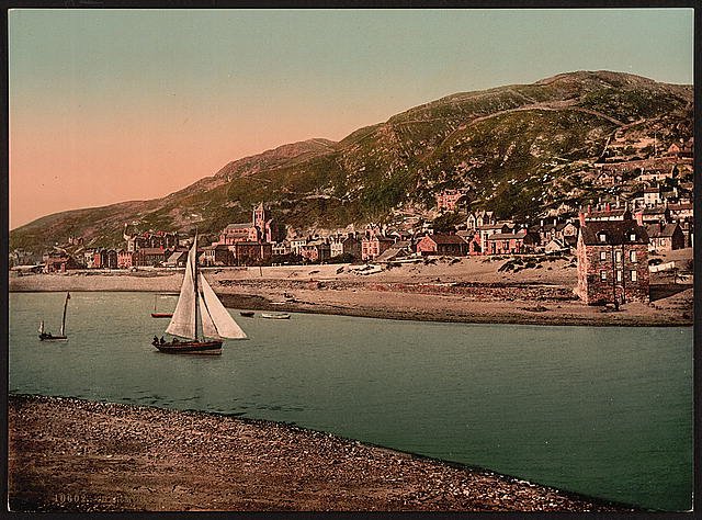 From island Barmouth Vintage A4 Photo Print