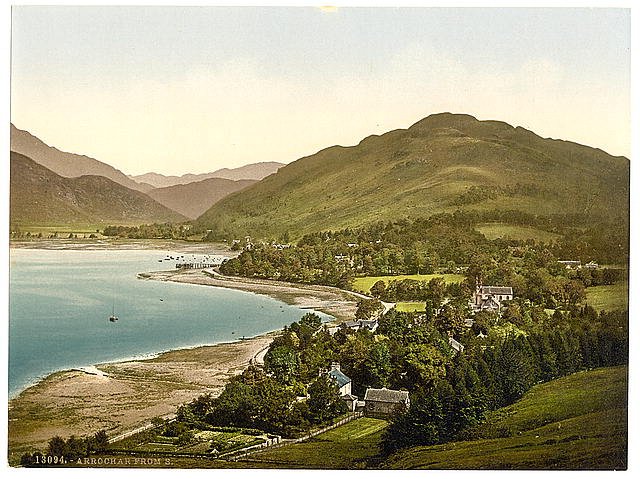 From south Arrochar Vintage A4 Photo Print