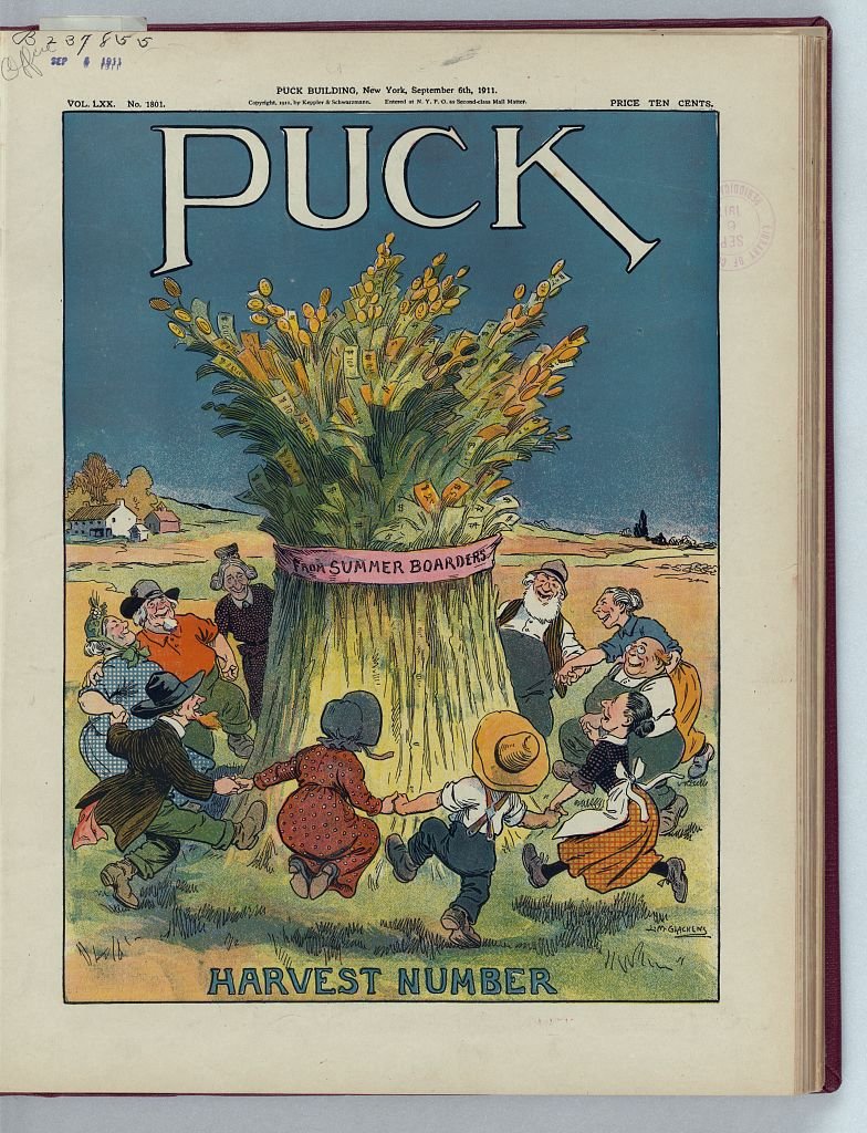 From summer boarders harvest number PUCK A4 Photo Print