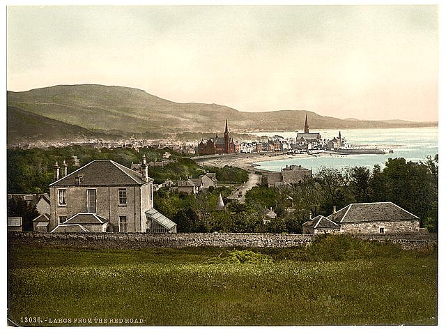 From the Red Road Largs Vintage A4 Photo Print