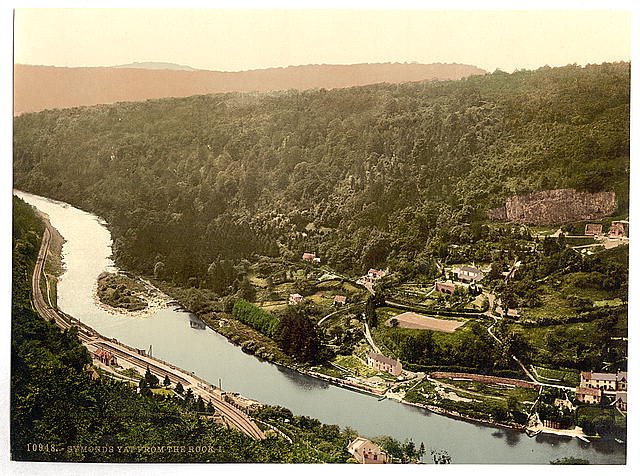 From the Rock I Symonds Yat Vintage A4 Photo Print