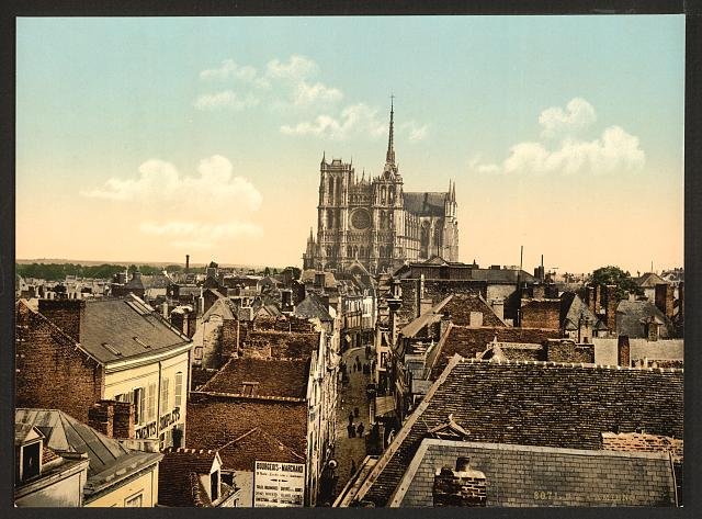 From the belfrey Amiens Vintage A4 Photo Print