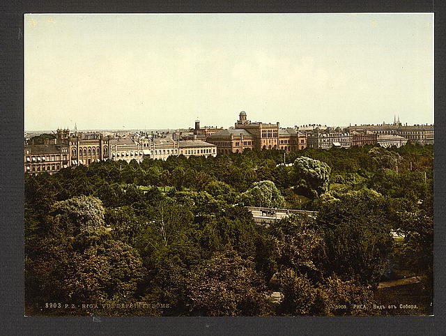 From the cathedral Riga Vintage A4 Photo Print