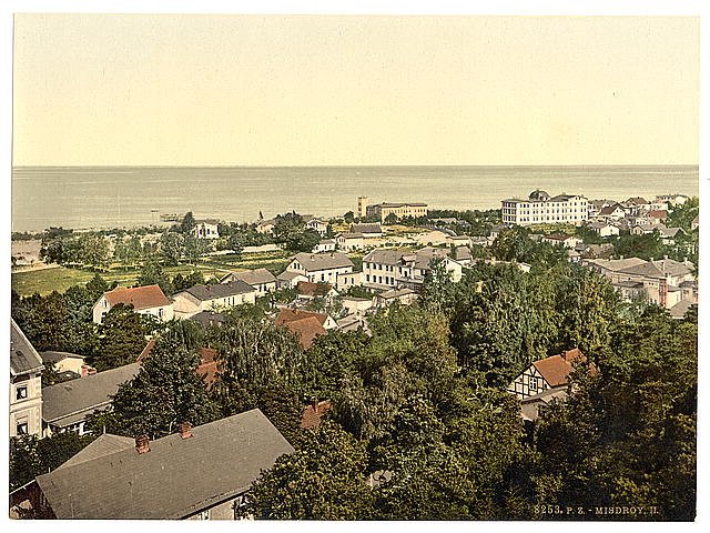 From the church Misdroy Pommeraina Vintage A4 Photo Print