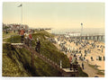 From the cliffs Clacton on Sea Vintage A4 Photo Print
