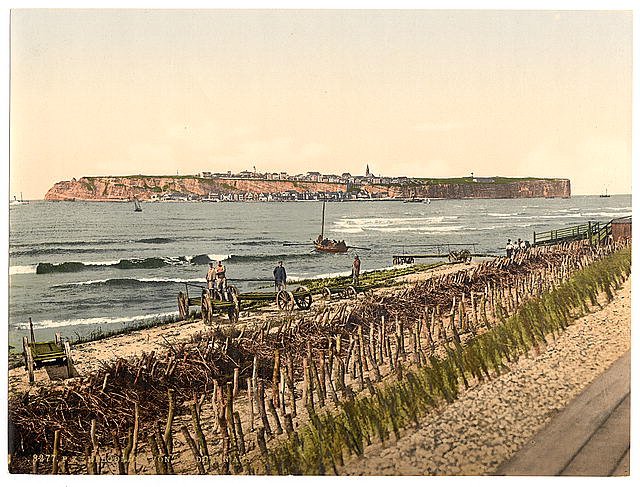 From the dunes Helgoland Vintage A4 Photo Print