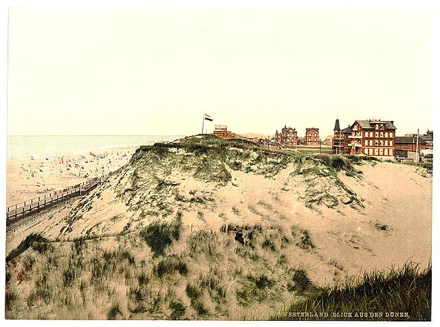 From the dunes Westerland Sylt Schleswig Holstein Vintage A4 Photo Print