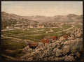 From the east Cetinje Vintage A4 Photo Print