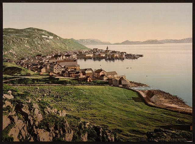 From the north Hammerfest Vintage A4 Photo Print