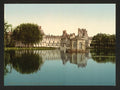 From the park Fontainebleau Palace Vintage A4 Photo Print