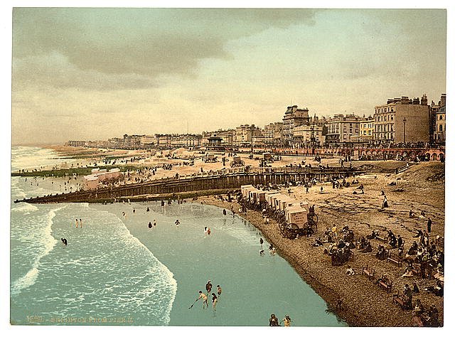 From the pier II Brighton Vintage A4 Photo Print