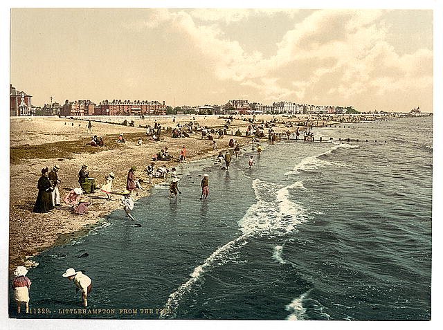 From the pier Littlehampton Vintage A4 Photo Print