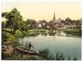 From the river I Ross on Wye Vintage A4 Photo Print