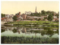 From the river II Ross on Wye Vintage A4 Photo Print