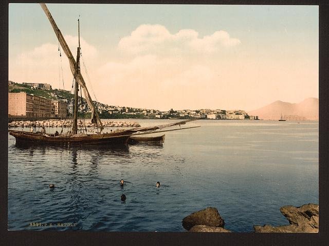 From the sea Milan Vintage A4 Photo Print